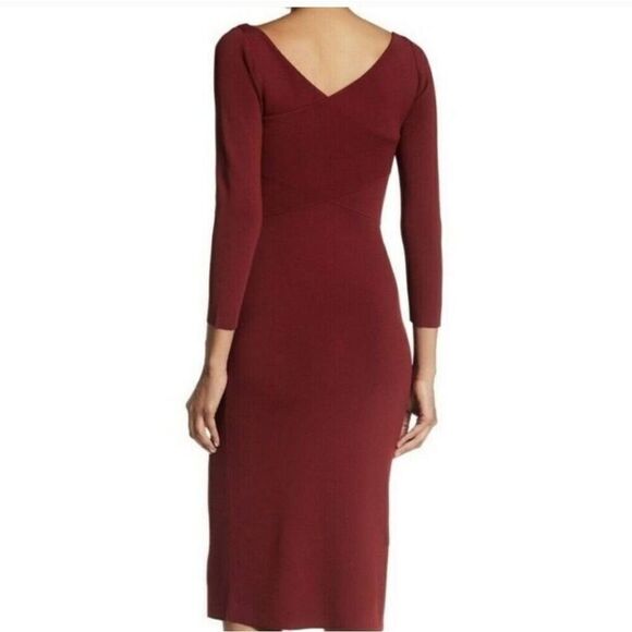 Theory Daverin Lustrate Bodycon Midi Dress - Picture 2 of 5